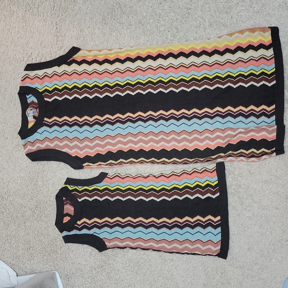 Missoni for target knit dress  Mom & Daughter match